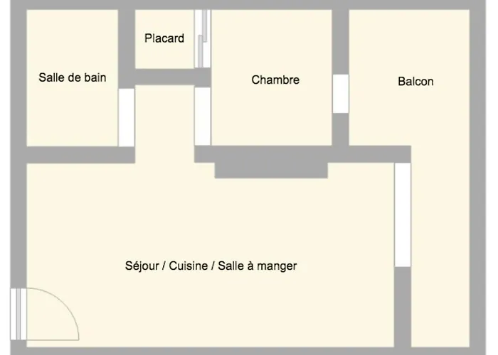 Appartement - 25m2 Avec Balcon - 4p *